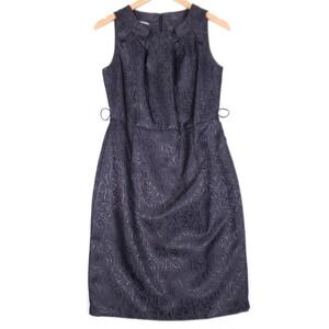Jones Wear Dress Black Sleeveless Sheath Dress Size 6 Classic‎ Cocktail